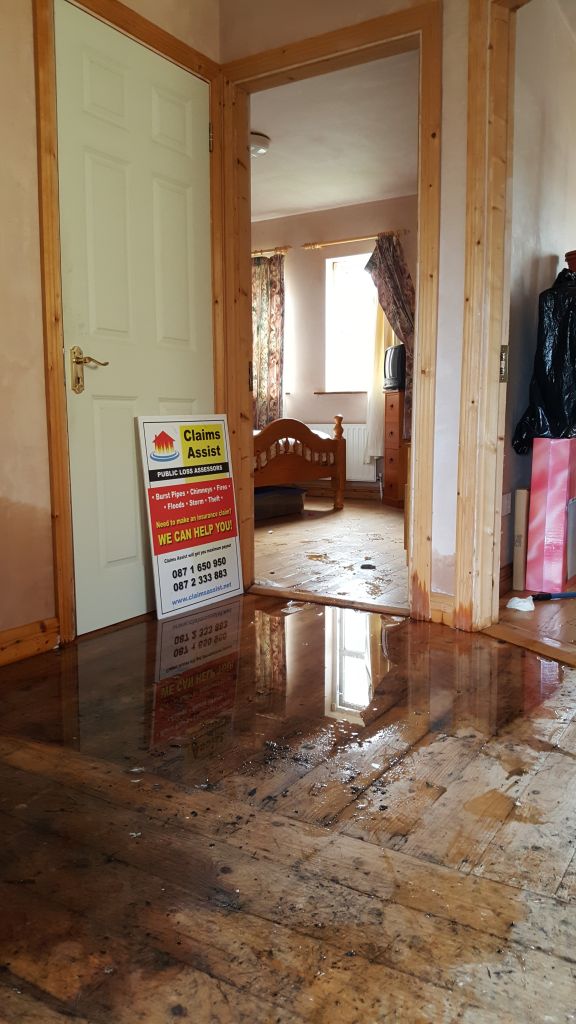 Insurance claim for water leak or burst pipe Claims Assist Ireland